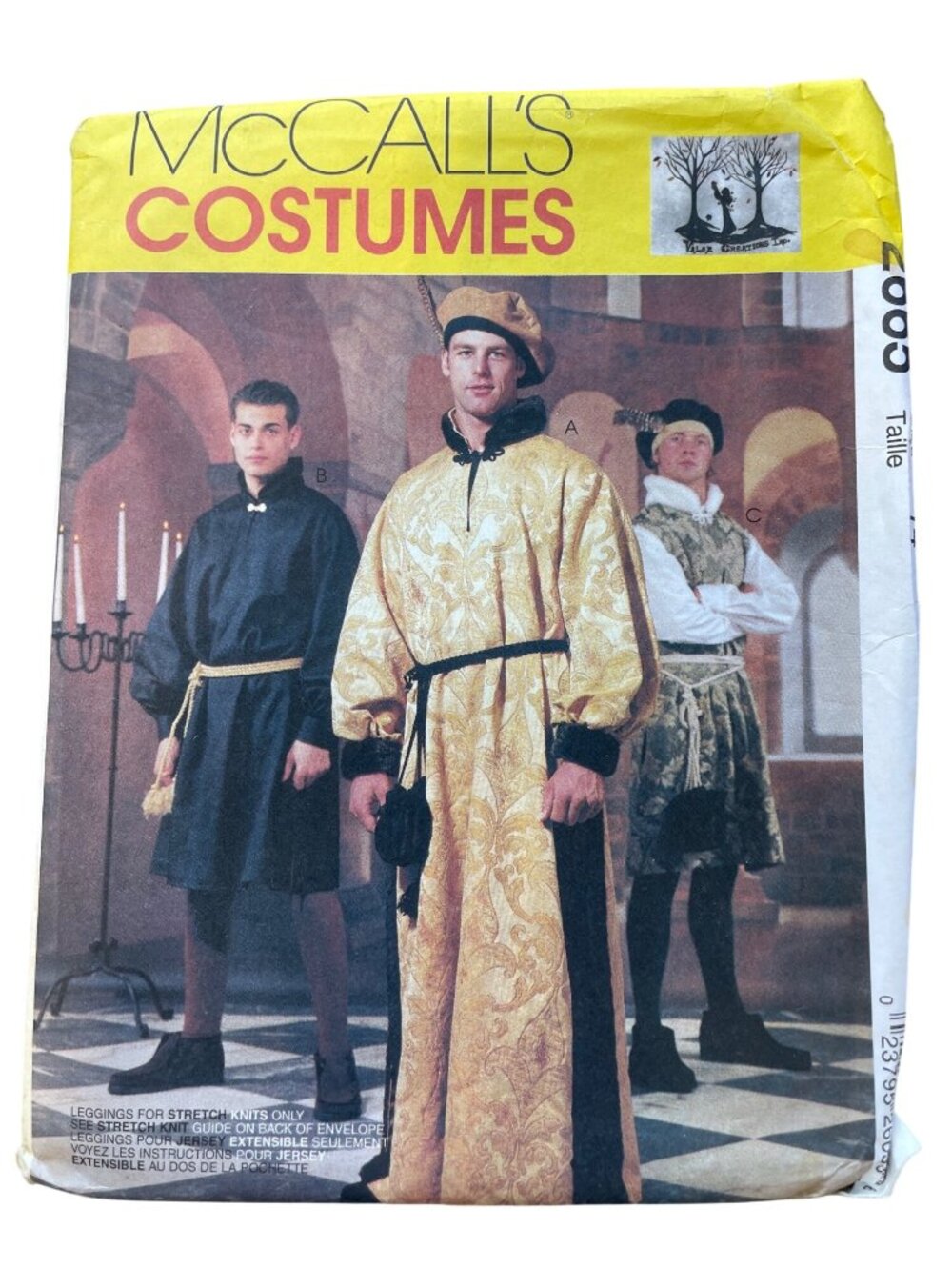 McCalls 2665 Sewing Pattern Size 14 Boys Medieval Costume Tunic Leggings CUT